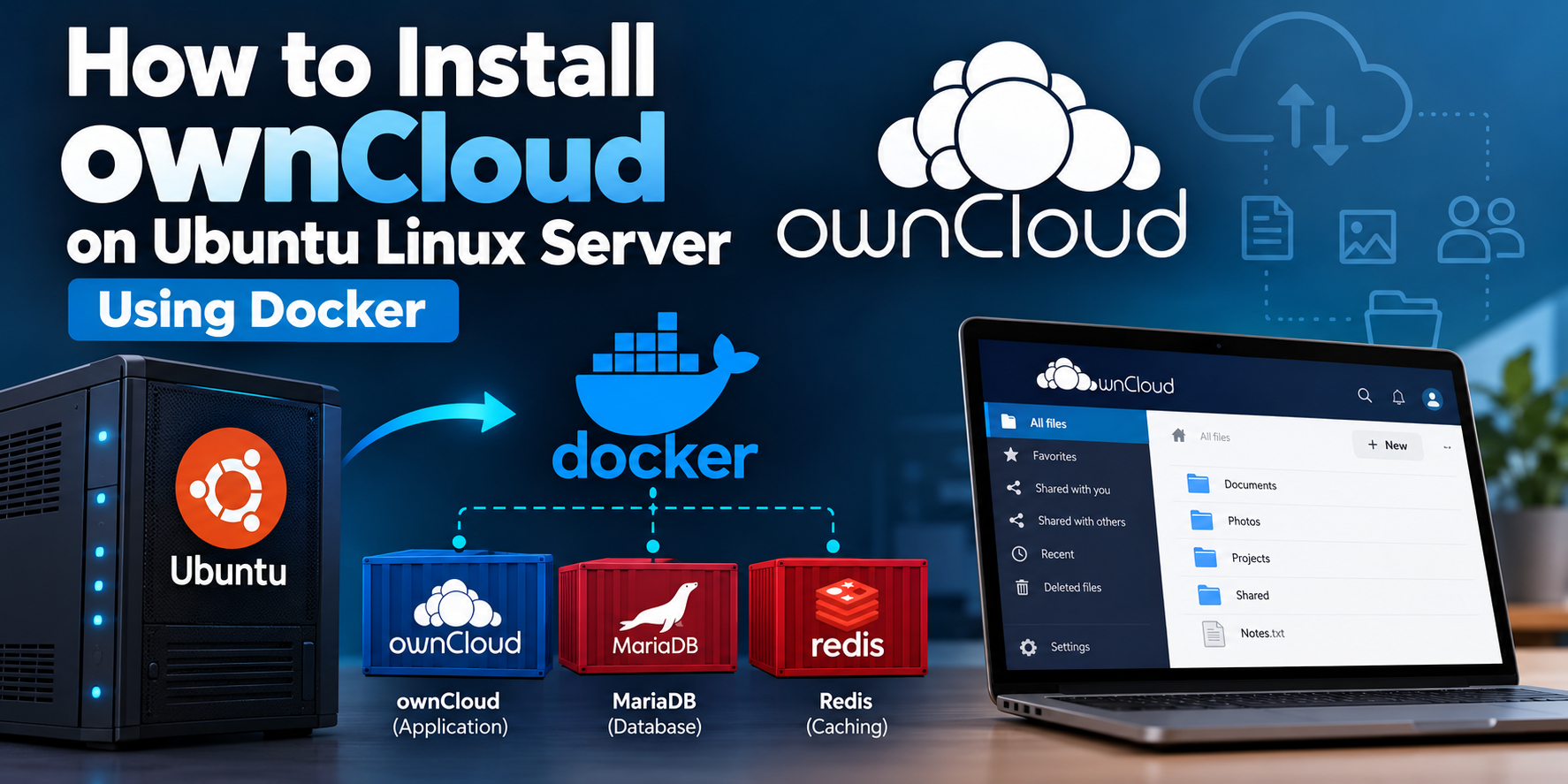 How to Install ownCloud on Ubuntu Server Using Docker Compose — Step-by-Step Guide